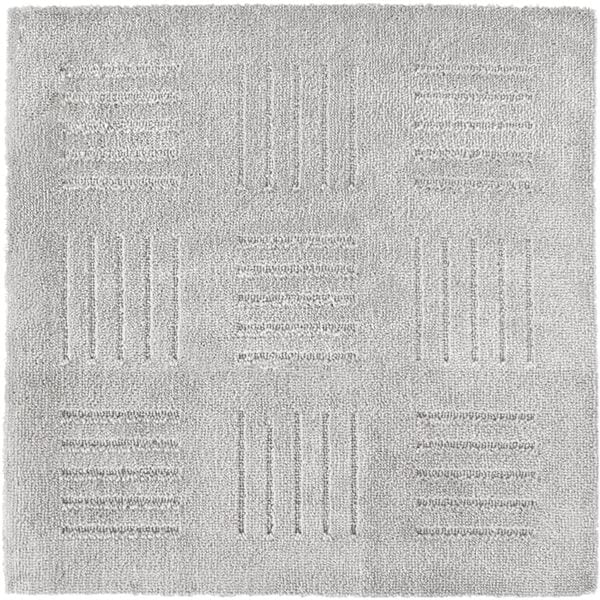 [2個セット] オカ ピタプラス ブリック キッチンマット 約60x60cm グレー