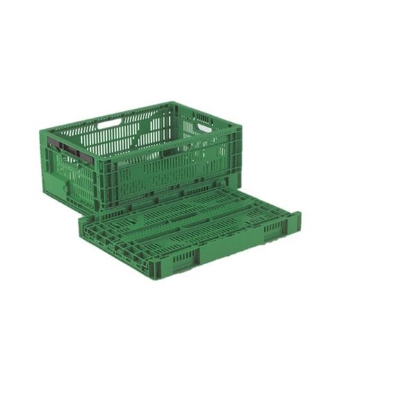 5個セット 折りたたみコンテナー/オリコン RS-MM27S グリーン 材質：PP ワンタッチ組立 11,886円