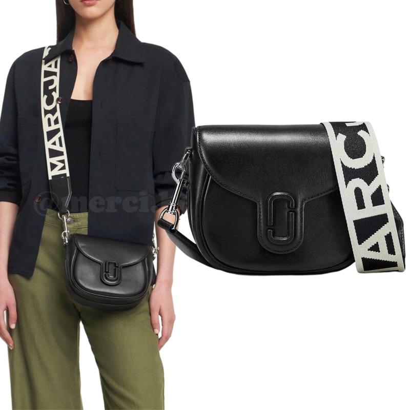 THE J MARC SMALL SADDLE レディースショルダー斜め着用 2S3HMS003H03