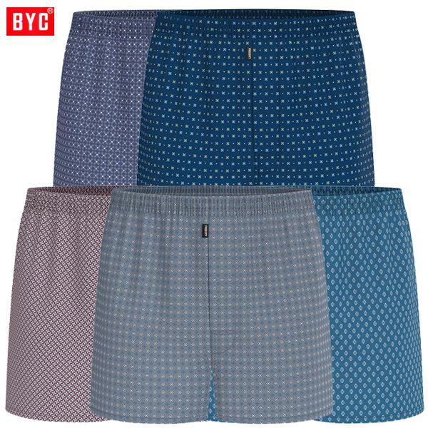 デイリー前横スリット純綿トランクスパンツ5枚 MCG5022_P413580440