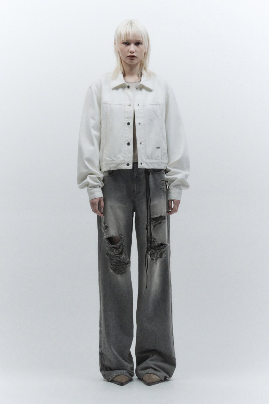 【INSILENCE】 MINIMAL DENIM BLUE TYPE : IVORY