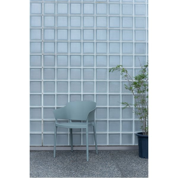 アームチェア ライトグリーン （約W56.5×D53×H78×SH46cm） 完成品