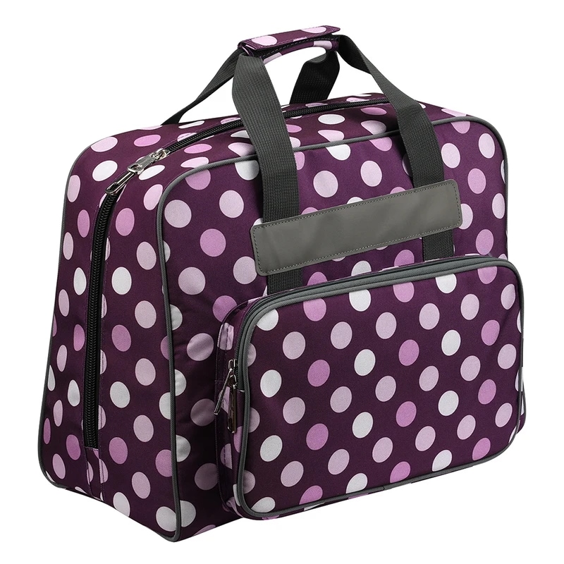 実用的なミシンハンドバッグかぎ針キット旅行キャリングケーストートバッグオックスフォード布大容量かぎ針キット収納袋