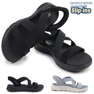 スケッチャーズ　サンダル　GO WALK 　24センチ　黒　スリップインズ SKECHERS スケッチャーズ SLIP-INS スリップインズ ゴーウォーク
