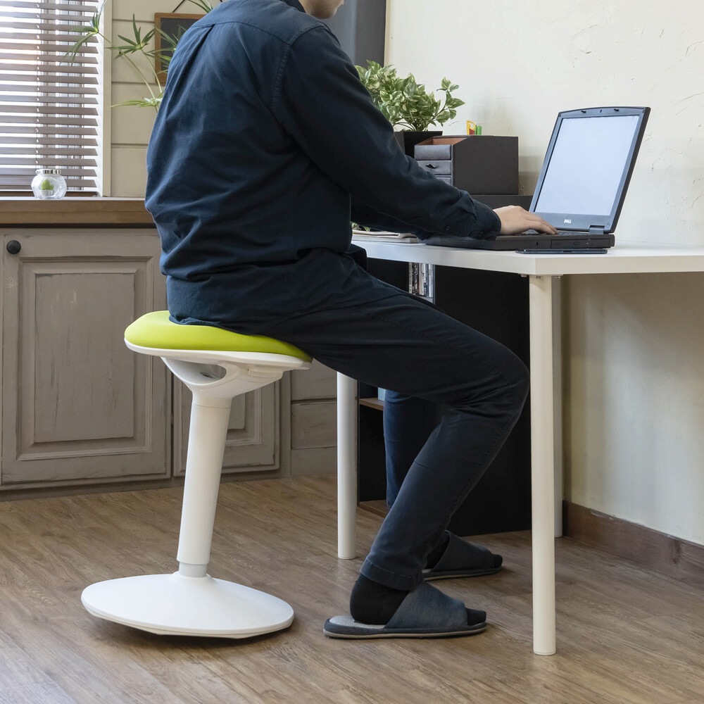 スツール 丸椅子 椅子 オットマン おしゃれ スタンディングスツール バランスチェア いす イス チェア 体幹トレーニング 高さ調節 座面高さ55cm