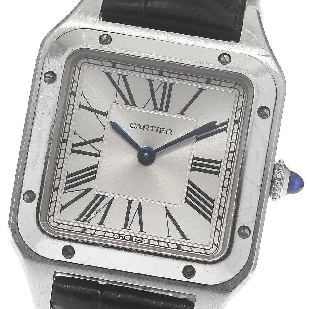 カルティエ CARTIER WSSA0023 サントスデュモンSM クォーツ レディース 保証書付き_835914【中古】