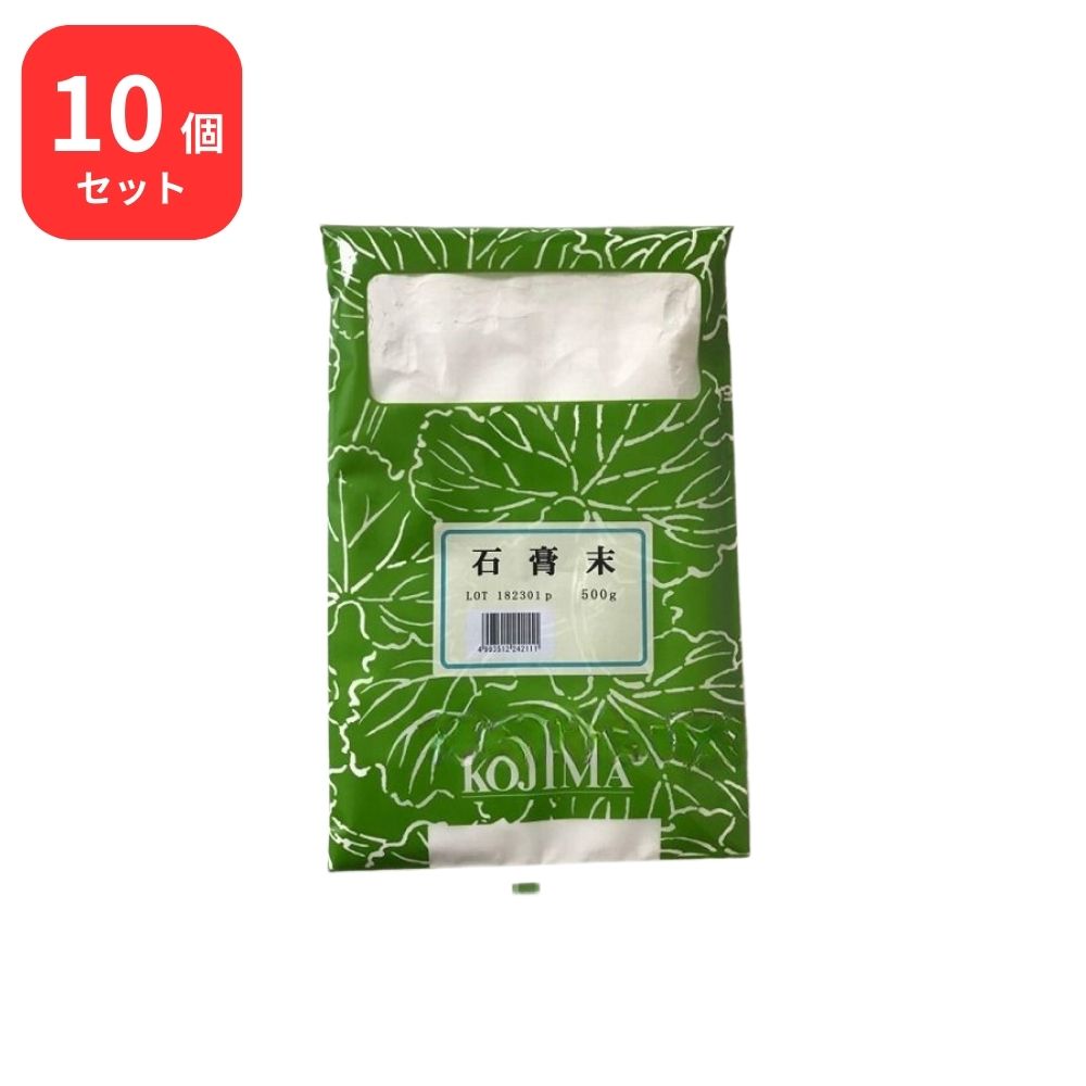 【10個セット】 小島漢方 石膏末 セッコウ末 500g