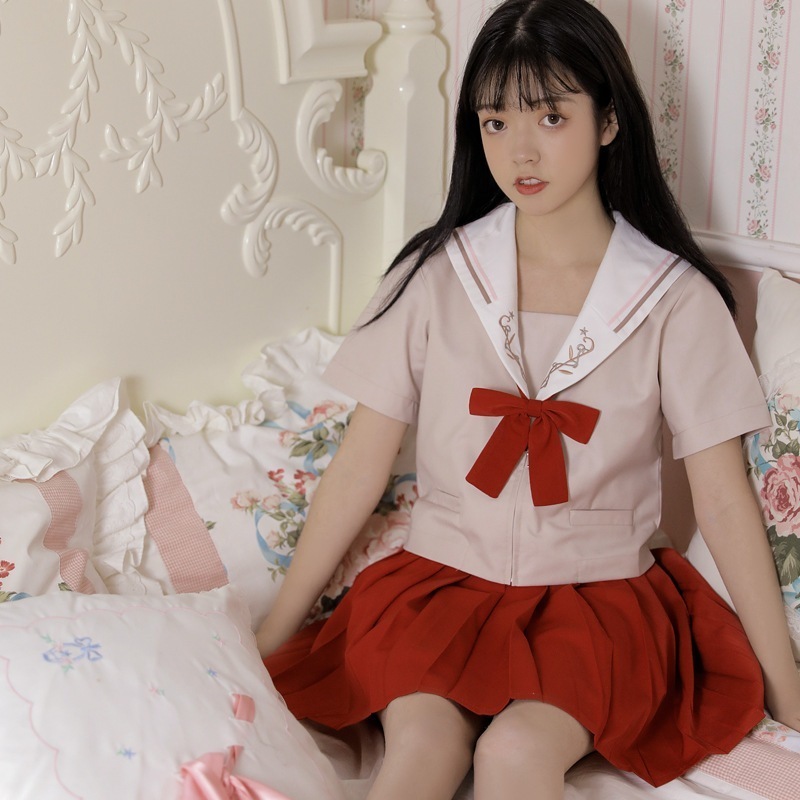 【1つ買うと10つ無料】最初の愛のセット女性jkユニフォームバッドガールズミドルスーツロングスリーブ基本学生語スーツ2ピースセット 69,445円