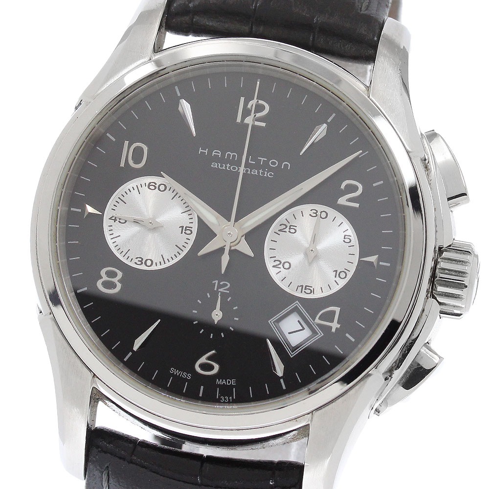 ハミルトン HAMILTON H326560 ジャズマスター クロノグラフ デイト 自動巻き メンズ _961905【中古】