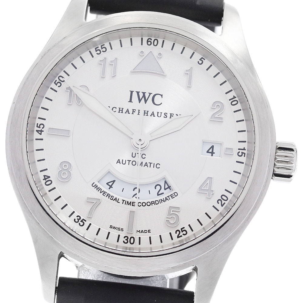 IWC IWC SCHAFFHAUSEN IW325110 フリーガー UTC スピットファイア デイト 自動巻き メンズ _887955【中古】