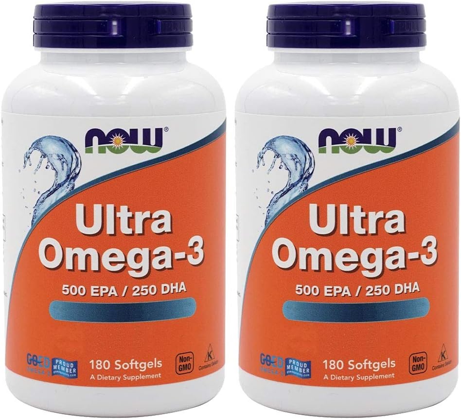 NOW Ultra Omega 3 (500EPA/250DHA) 180 Tablets