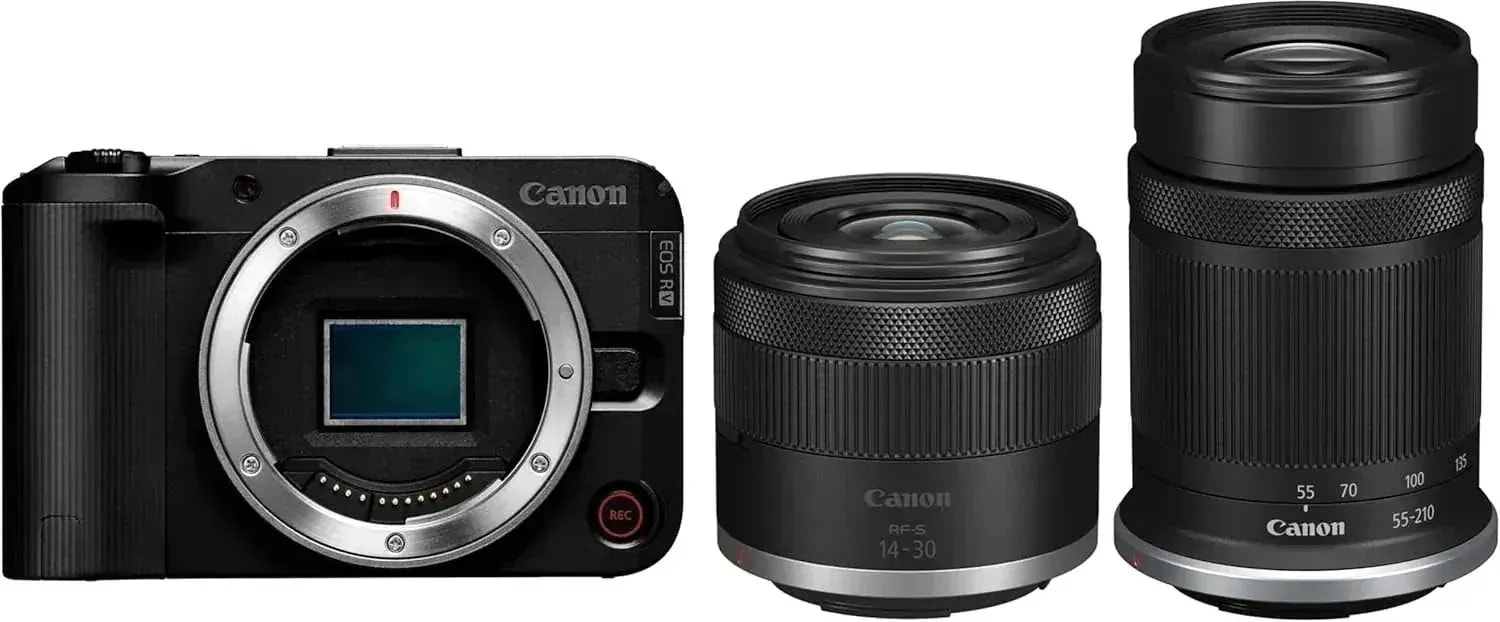 キヤノン デジタル一眼カメラ EOS R50V ダブルズームキット(RF-S14-30PZ/RF-S55-210)/ブラック