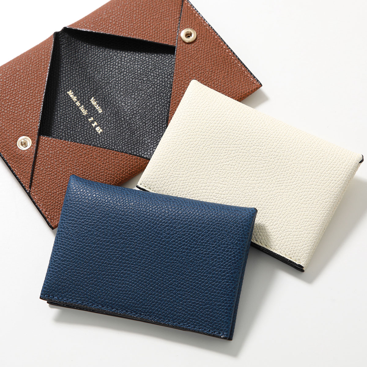 Valextra ヴァレクストラ カードケース SGNL0061028LOCPS99 レディース レザー 名刺入れ パスケース 定期入れ カラー3色