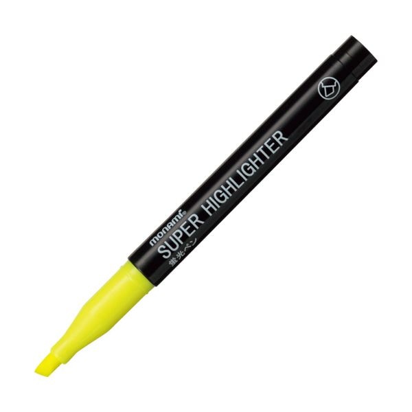 (まとめ) モナミ 蛍光ペン SUPERHIGHLIGHTER 黄 18401 1本 (×300セット)