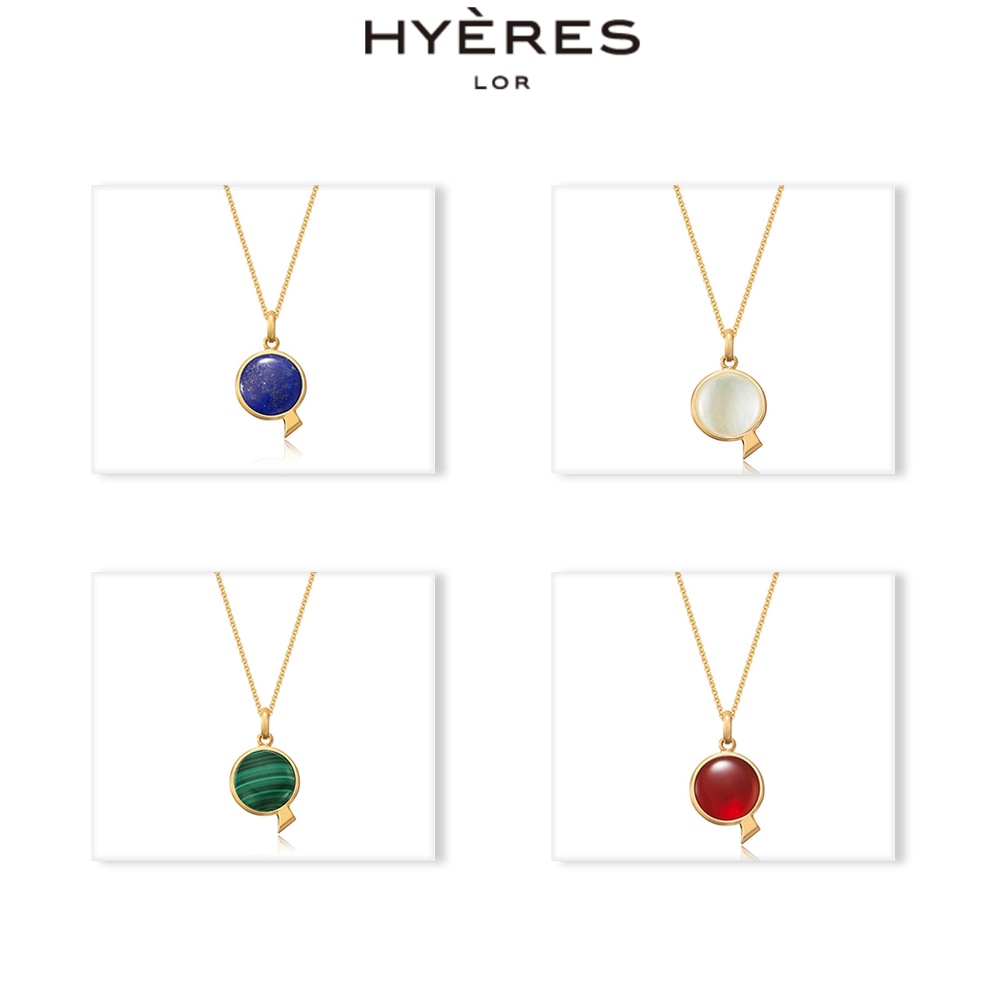 2022年新作入荷 [HYERES LOR] Penny dOr M 14K necklace ネックレス Type:Lapis Lazuli -  aegis.qa