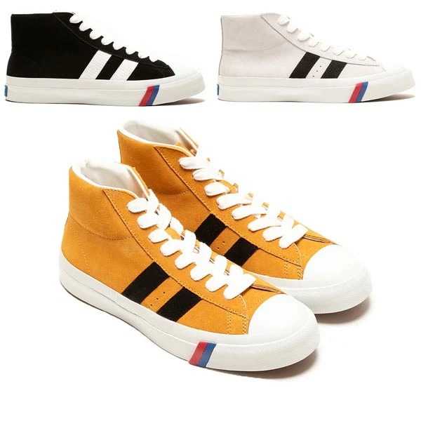 プロケッズ スニーカー メンズ レディース ロイヤルプラス スエード ハイカット PROKEDS HI ブラック ホワイト マスタード バッシュ pn1121　ビブラ