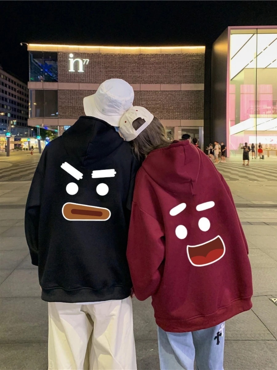 カップル装 パーカー 2025 秋冬新款 トレンドブランド 大ヒット 高級感 アウター 裏起毛