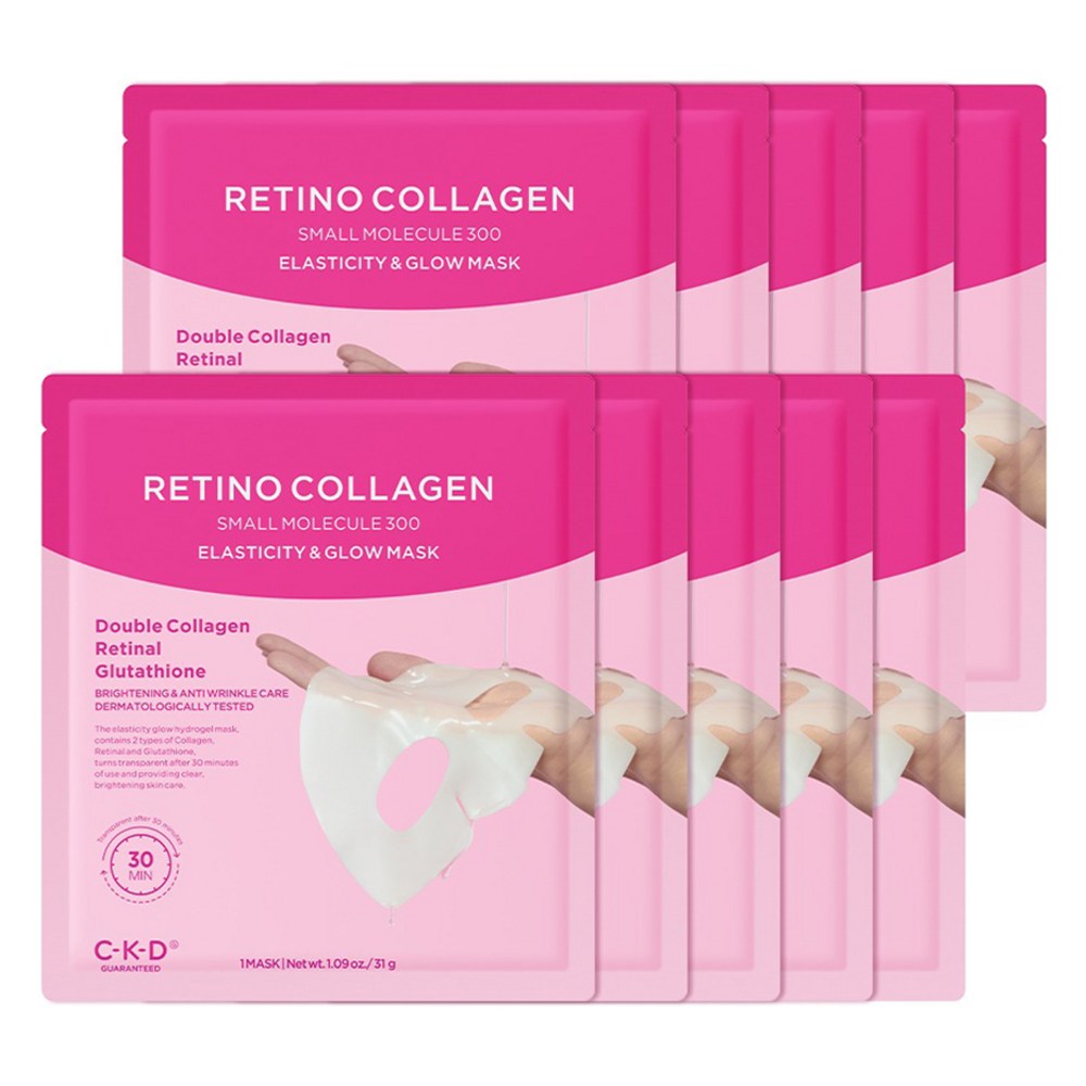 シーケイディジョングンダン健康レチノコラーゲン低分子300弾性輝きマスク10個