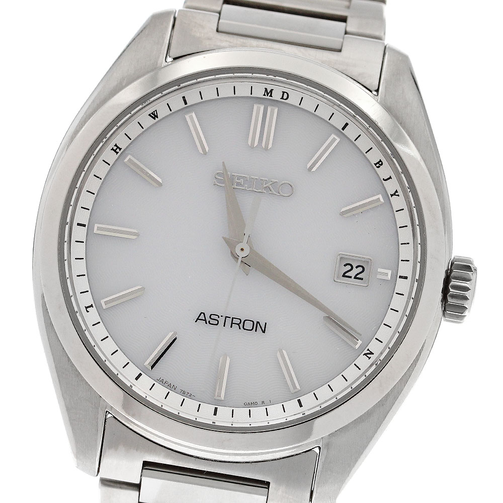 セイコー SEIKO SBXY029/7B72-0AD0 アストロン デイト ソーラー電波 メンズ 美品 箱・保証書付き_905973【中古】