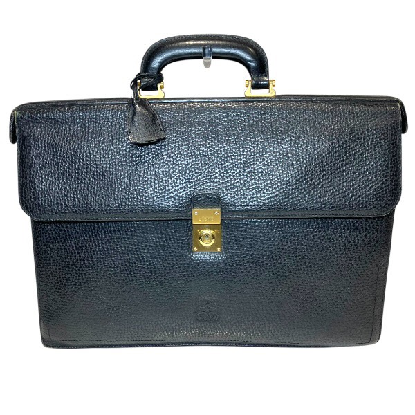 ロエベ LOEWE アナグラム バッグ ビジネスバッグ ブリーフケース メンズ 【中古】