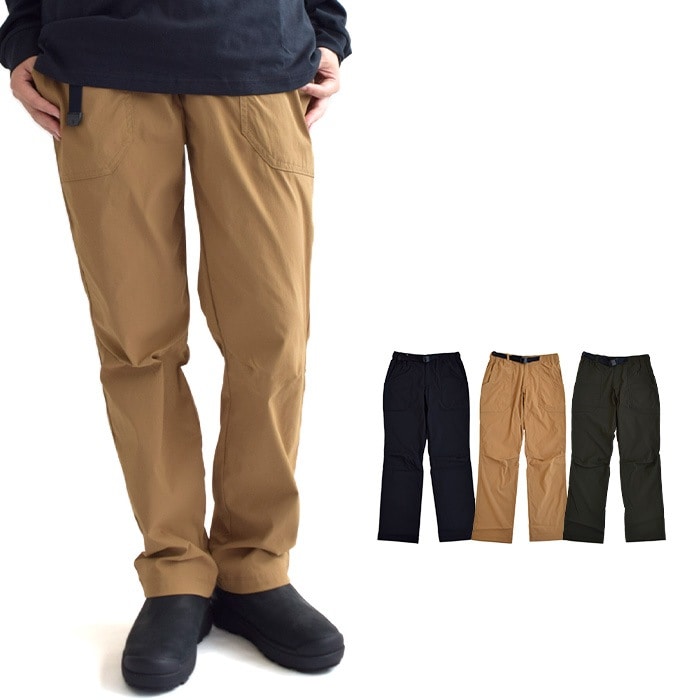 ボトムス パンツ ロングパンツ ランドローマーリップストップパンツ 2 メンズ レディース はっ水 撥水 ストレッチ ブラック ブラウン カーキ M L XL AE9217