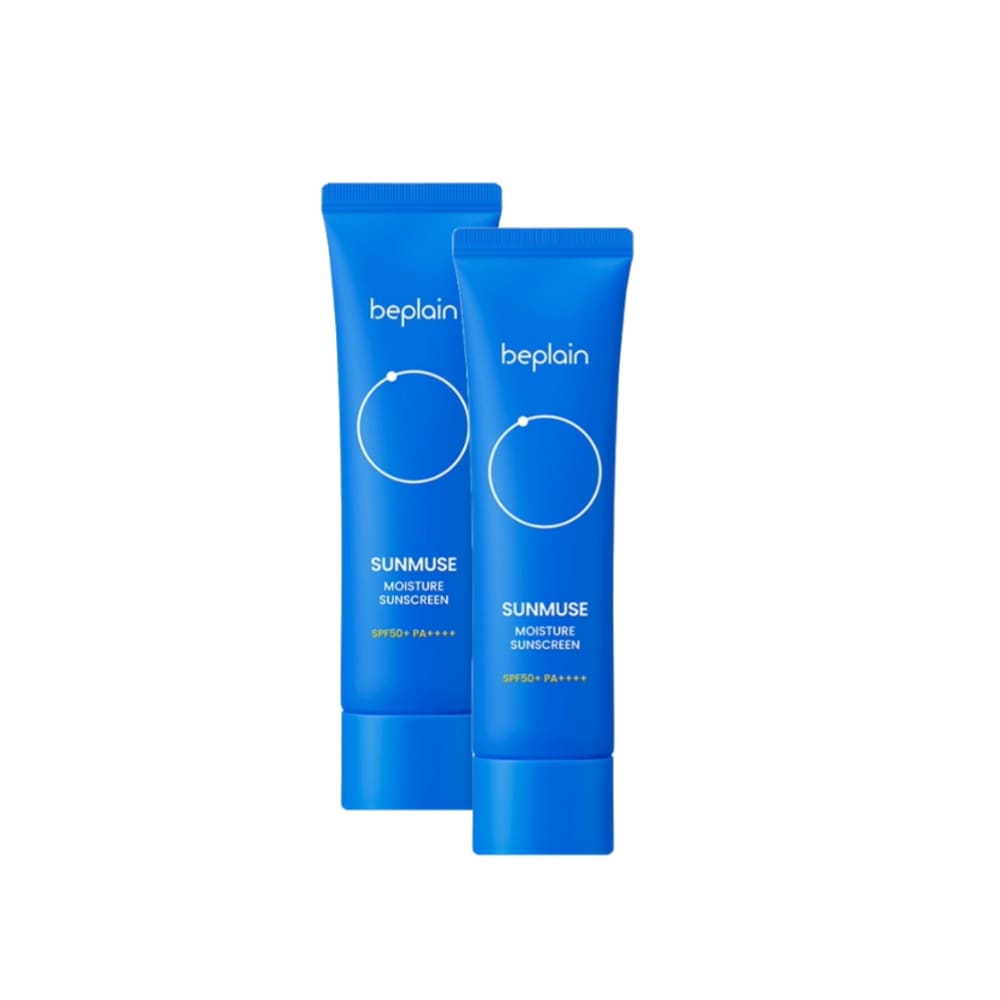 サンミューズ モイスチャー 日焼け止め SPF50+ PA++++ 50ml x 2個 (鎮静/弾力/保湿/栄養供給/活力/しわ防止)