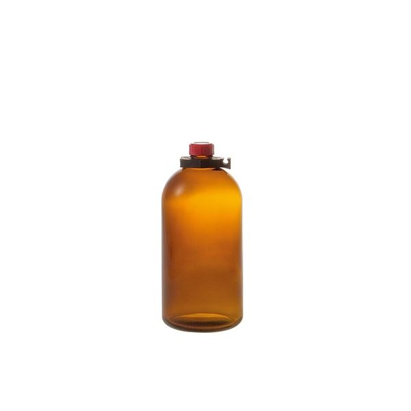 (柴田科学)丸びん 茶褐色 リビューレット用 1L 025160-211