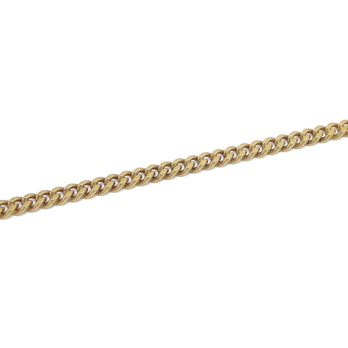 キヘイ ネックレス K18 18金 イエローゴールド 14.7g 55.0cm YG 2面S シングル 日本造幣局検定マーク入り 15g 前