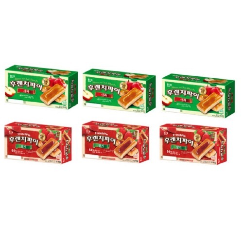 フレンチパイ192gリンゴ3+イチゴ3おいしいスナック韓国食品