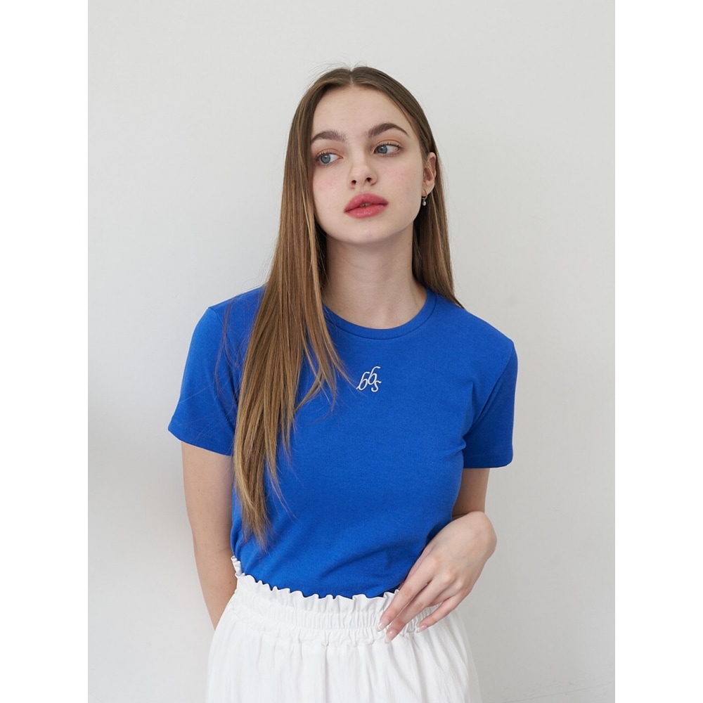 bibyseobベーシックタイトティーブルーBASIC TIGHT T BLUE