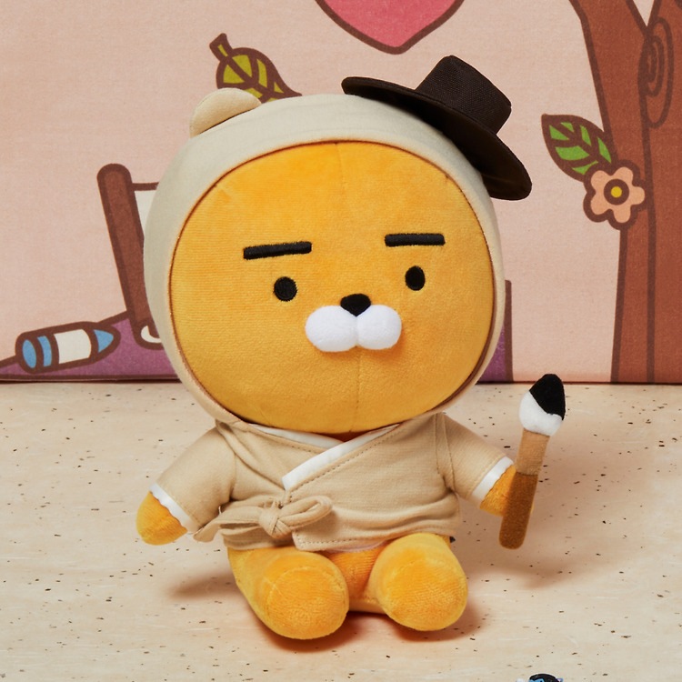 [韓国全州] 笠をかぶったライアン ぬいぐるみ