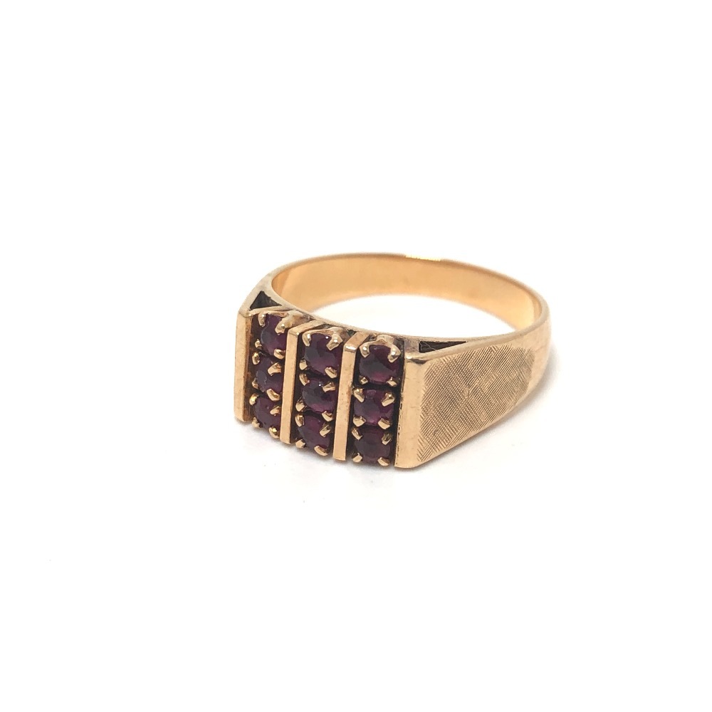 jewelry ジュエリー リング・指輪 K14 ルビー 4.9g リング 指輪 アクセサリー K14 ゴールド