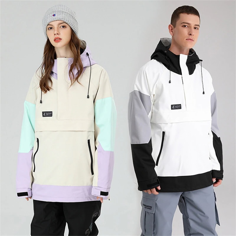スノーボードウェアスキーウェアスノボウェアパーカージャケットメンズレディース韓国風2023耐水10000mmフード付きハイネックトップス保温防水防寒防風通気 11,431円
