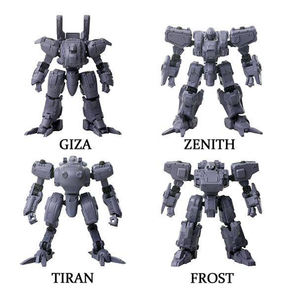 スクウェアエニックス【BOX】フロントミッション ストラクチャーアーツ プラスティックモデルキット アディショナルセレクションVol.1 H-4988601388887