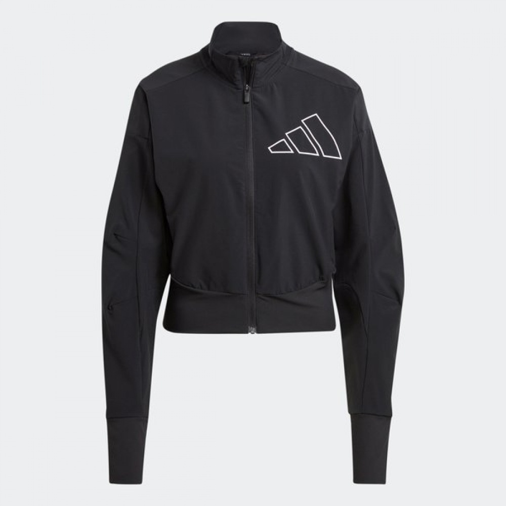 アディダスガレリアレディーススポーツウェア W D4T クロップウーブンジャケット