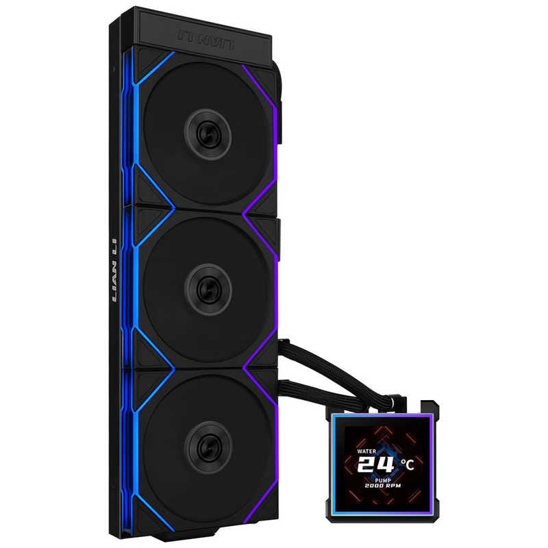 LIANLI　HydroShift II LCD-S 360 TL ブラック　GHS2LCDS36TB