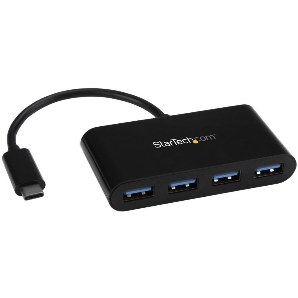 StarTech.com [HB30C4AB] 4ポート増設USB 3.0ハブ USB Type-C