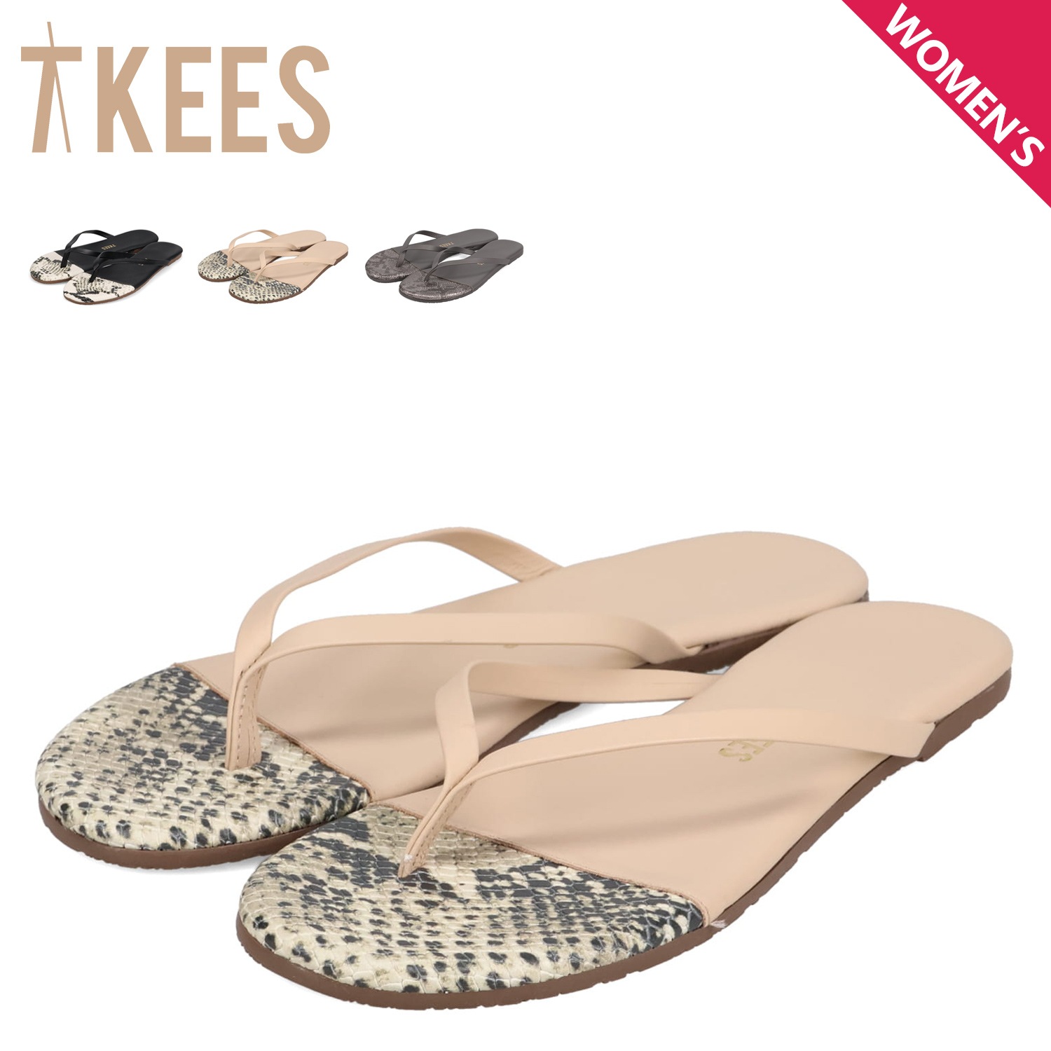 フレンチティップス サンダル ビーチサンダル レディース レザー