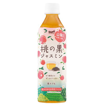 他サイト： サーフビバレッジ サーフ 桃の果ジャスミン 500ml×24本の商品画像