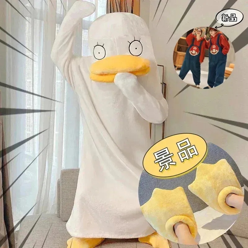 大人気！ 1+1枚靴下 着ぐるみパジャマエリザベス 着ぐるみルームウェア 修学旅行 韓国 着ぐるみコスプレ団体服 部屋着 男女兼用 パジャマ上下セット