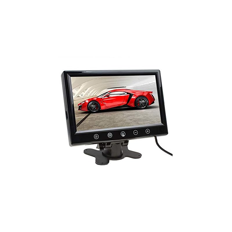 9インチ デジタル カラー TFT LCD（2ビデオ入力液晶付き）12-24V モニター ディスプレイ