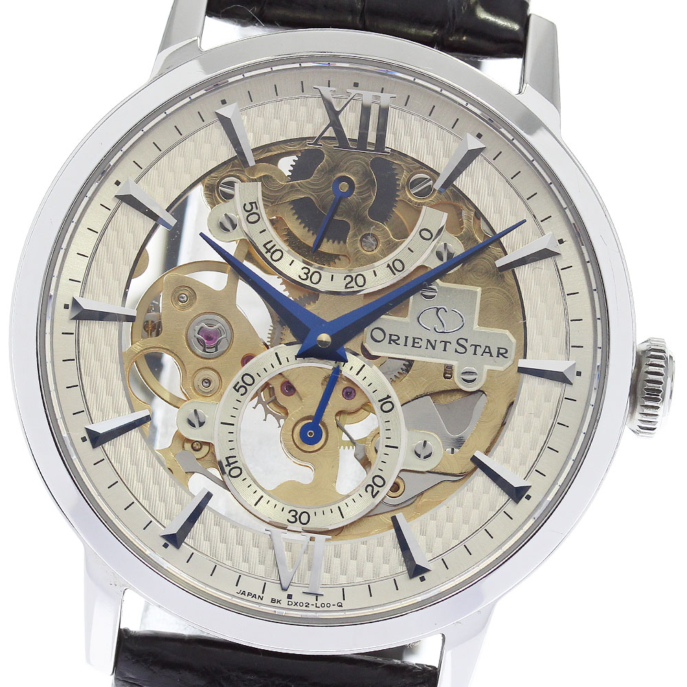 オリエント ORIENT WZ0041DX オリエントスター クラシック スケルトン 手巻き メンズ _821468【中古】