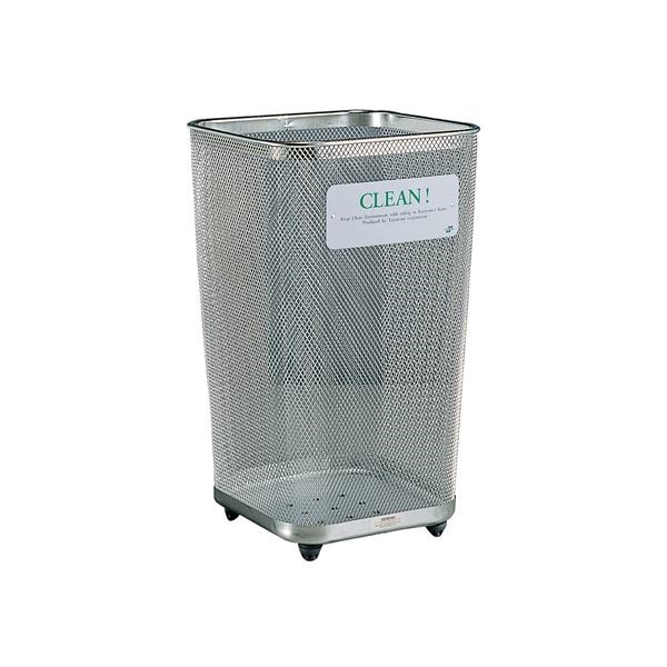 角型 ゴミ箱/くず入れ グランド 440角Rステン14 容量：約103L ステンレスタイプ 業務用 施設 店舗 屋外