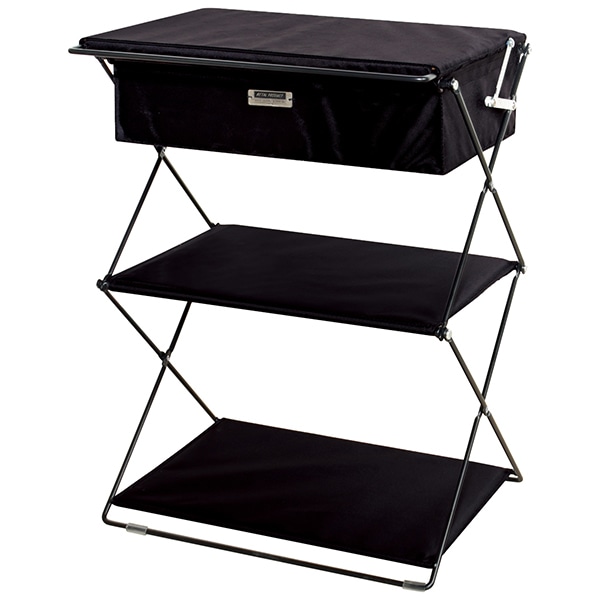 MIP-73BK ブラック フォールディングラック メーカー直送