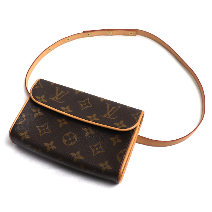 LOUIS VUITTON ルイヴィトン ポシェットフロランティーヌ ポシェット モノグラム ブラウン M51855 FL0032 レディース 中古