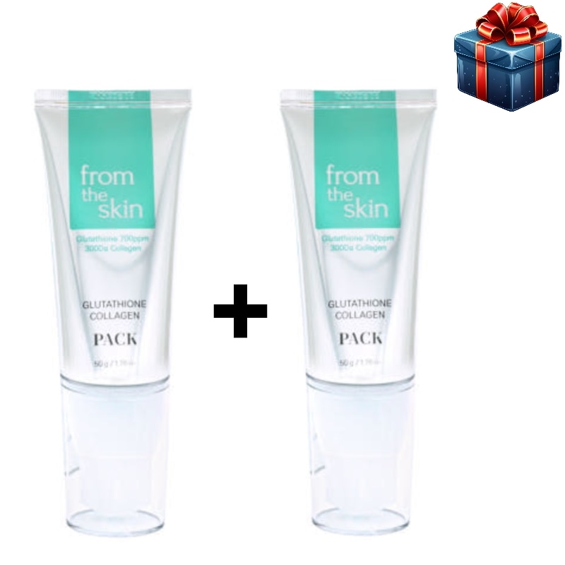 【大容量1 + 1】グルタチオンコラーゲンパック 50g + 50g 韓国コスメ 保湿 水分 鎮静 弾力 光彩 ツヤ クーリング しわのトーンアップ コラーゲン 簡単ケア スキンケア