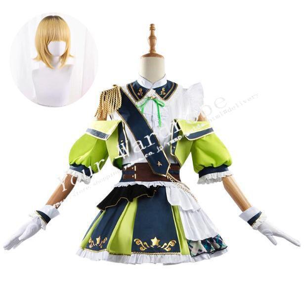 【推しの子】xアイドルマスター シャイニーカラーズ連動服装 風 MEM 啾 コスプレ衣裝 ウィッグ レディース コスプレ衣装 変装 仮装