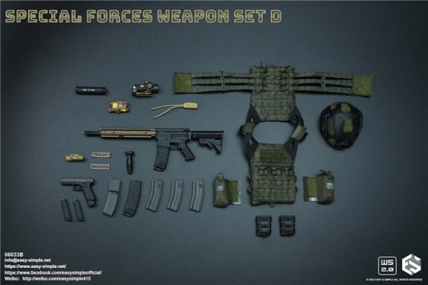 EasySimple Special Forces Weapon Set D 1/6 06033B 8,665円