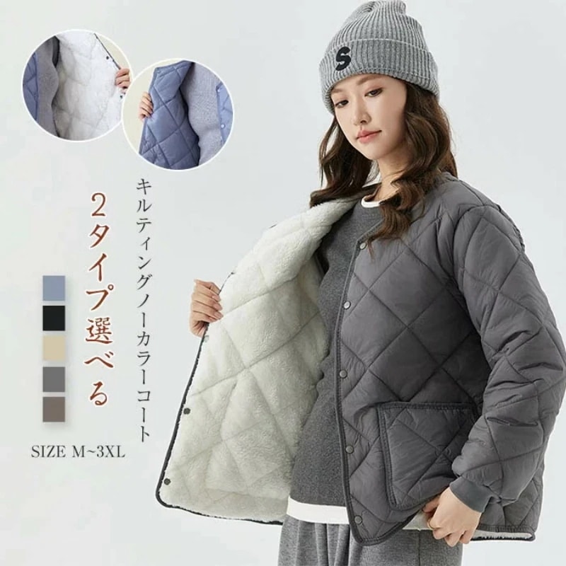 秋冬アウター ジャケット 厚くします オーバーコート ゆとり 大きいサイズ ミドル丈です パーカーの女はポケットを持っています