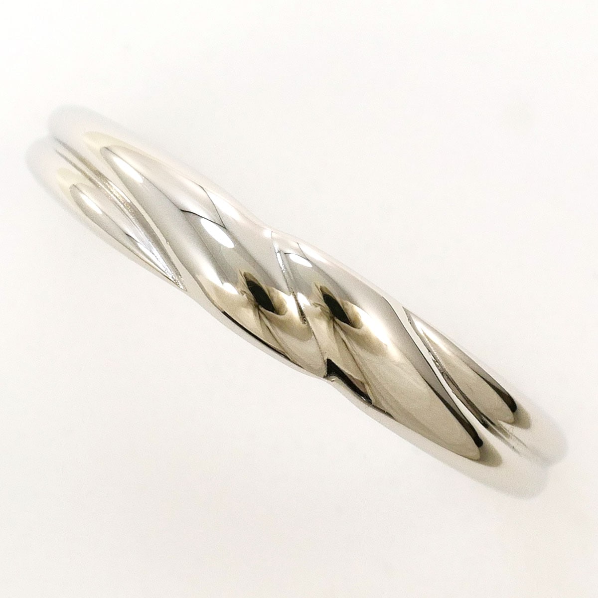 セイコージュエリー PT1000 プラチナ リング・指輪 14号 総重量約4.1g 中古